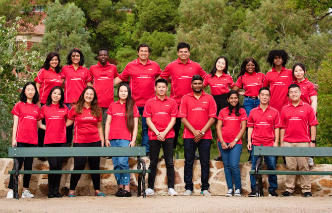 The 2019 StudyAdelaide student ambassador group